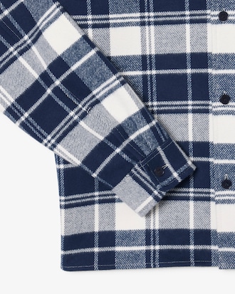 Surchemise twill de coton &agrave; carreaux