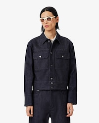 Veste denim indigo Défilé