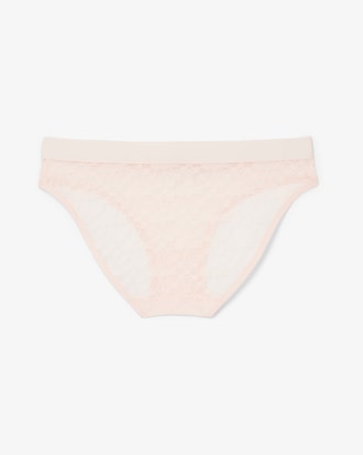 Culotte en dentelle ceinture siglée