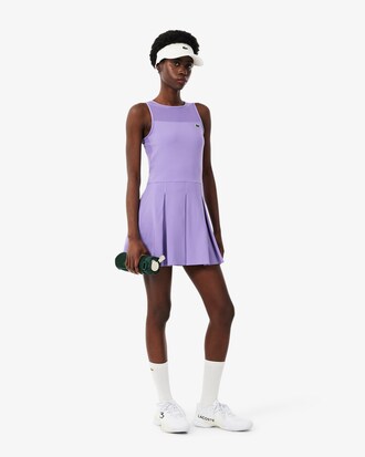 Robe pliss&eacute;e Tennis stretch bi-mati&egrave;re