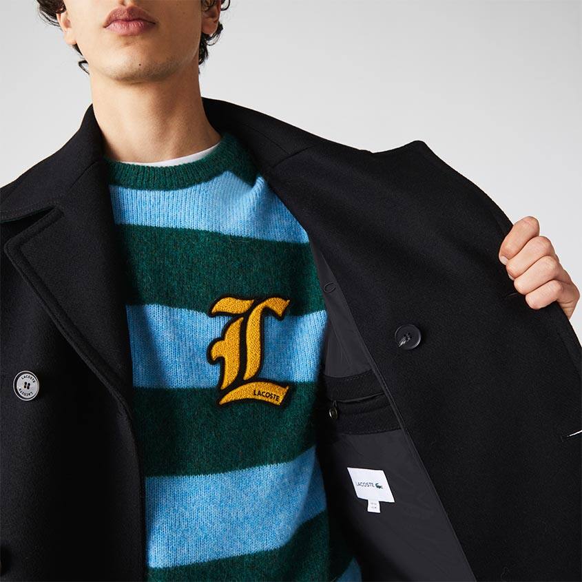 lacoste peacoat
