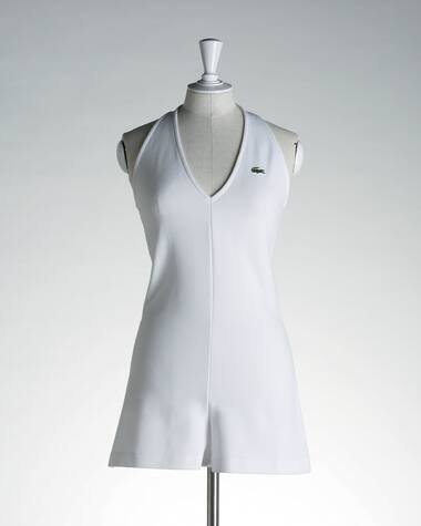 Halter jumpsuit, 1975 © Lacoste Archives