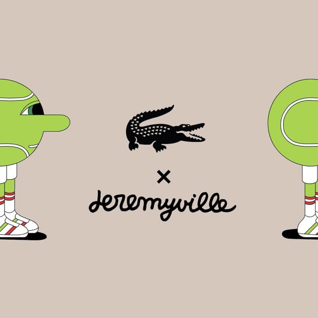 即完売品　Lacoste x Jeremyville CROCO SERIES Lacoste Crocoseries Jeremyville Allover Print Polo Shirt