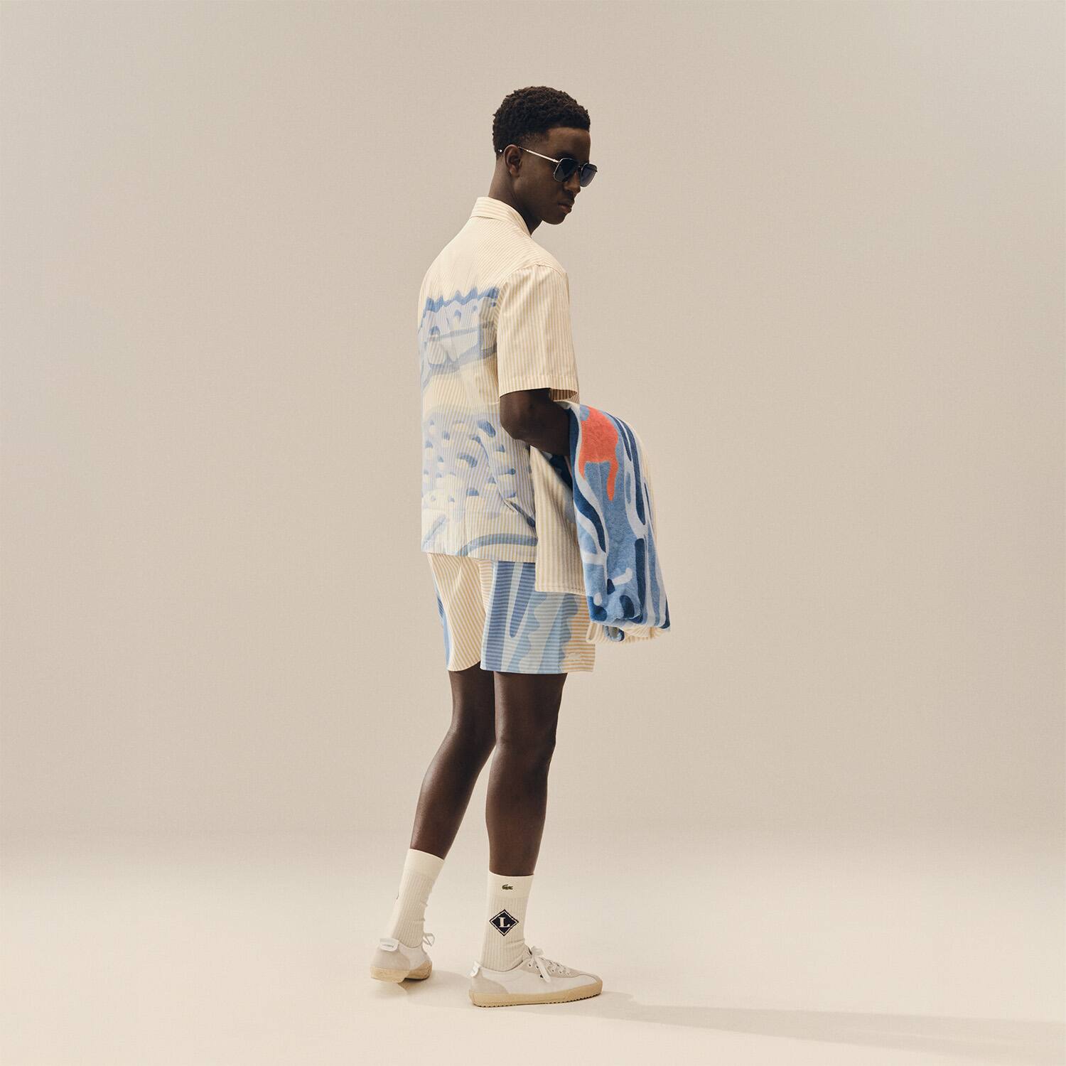 Roland-Garros Edition Print Shirt - Men's Short Sleeves Shirts