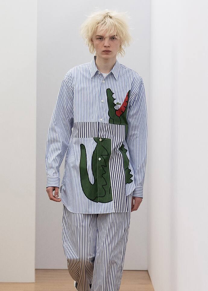 新品COMME des GARCONS SHIRT 23aw LACOSTE