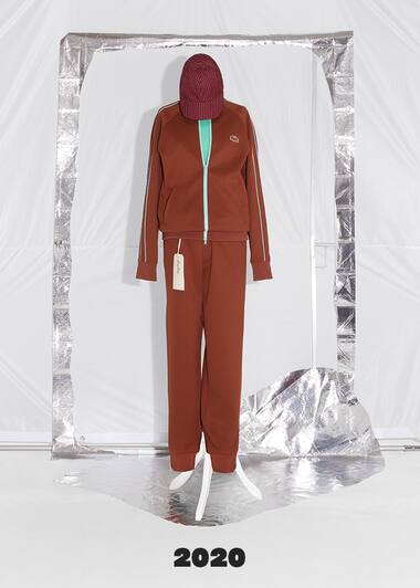 Lacoste 2020 fashion show tracksuit