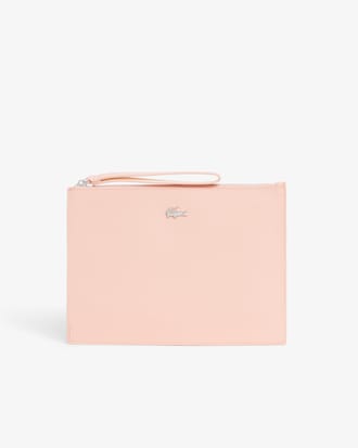 Anna Coated Piqu&eacute; Canvas Pouch