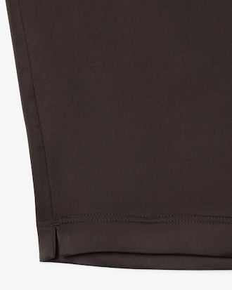 Long Sleeved Oversized Satin Polo Shirt