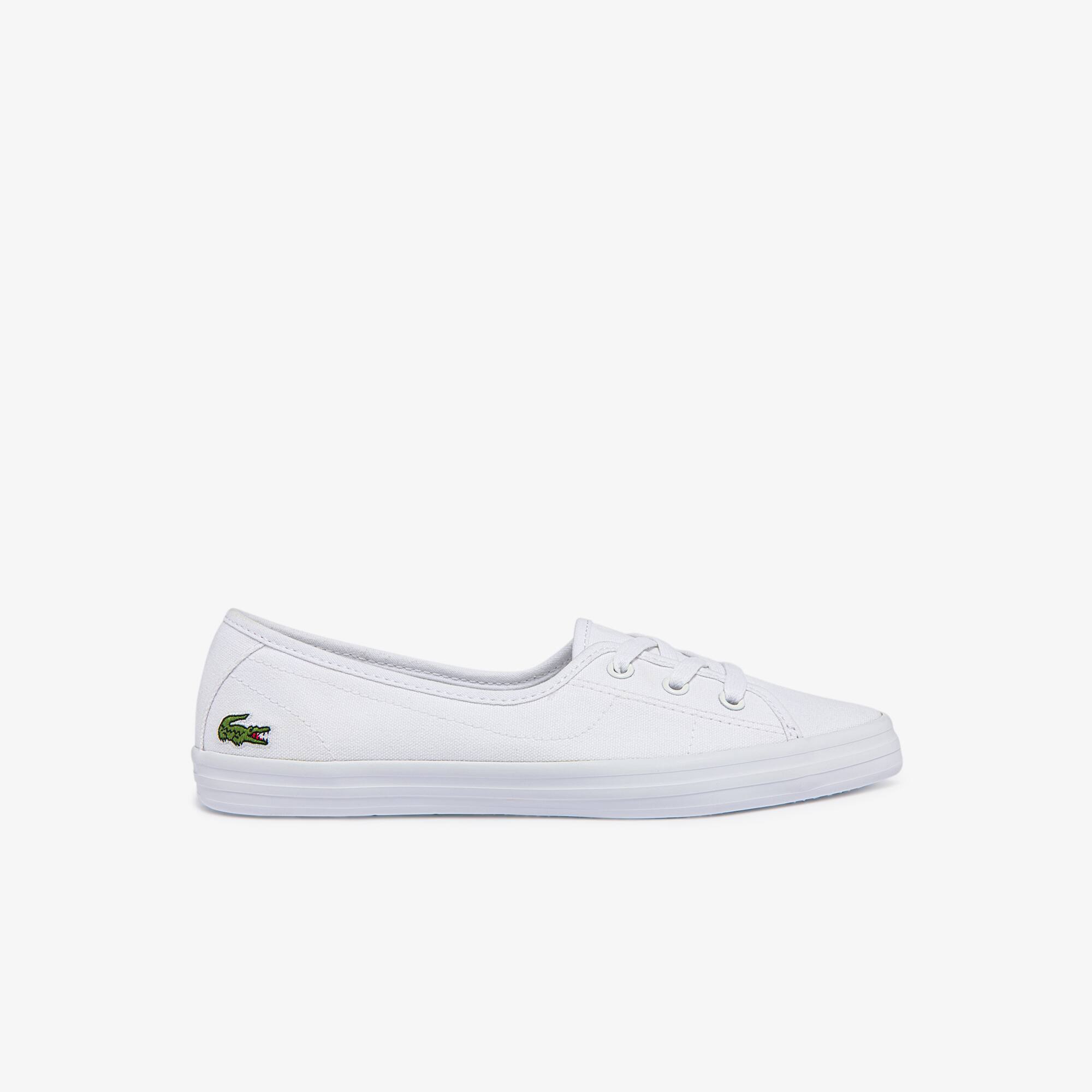 Women's Ziane Chunky Canvas Trainers | LACOSTE