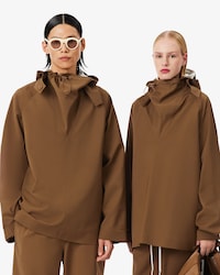 Runway Wool Blend Windbreaker