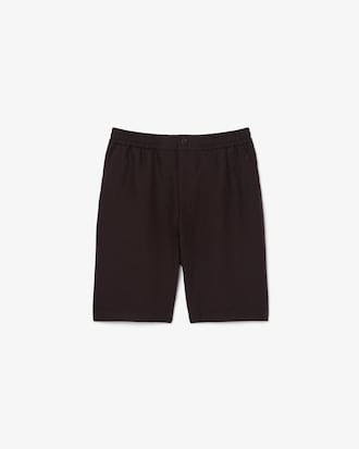 Regular Fit Linen Blend Twill Shorts