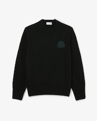 Embroidered Shield Wool Jersey Sweater
