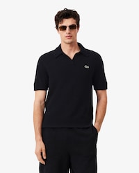 Classic Fit Boucl&eacute; Knit Polo Shirt