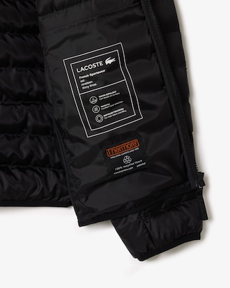 Water-Repellent Quilted Puffed Jacket