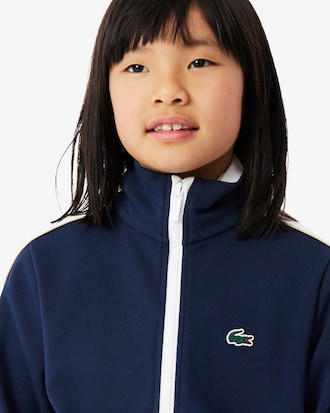 Sport Zip-Up Interlock Piqu&eacute; Sweatshirt