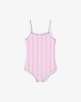 Striped One Piece Swimsuit