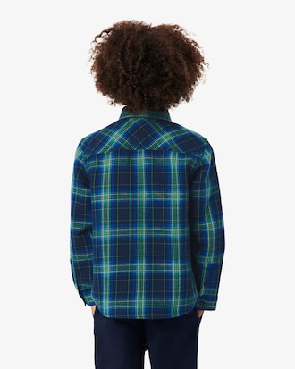 Cotton Twill Plaid Shirt