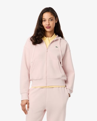 Zipped Piqué Hoodie