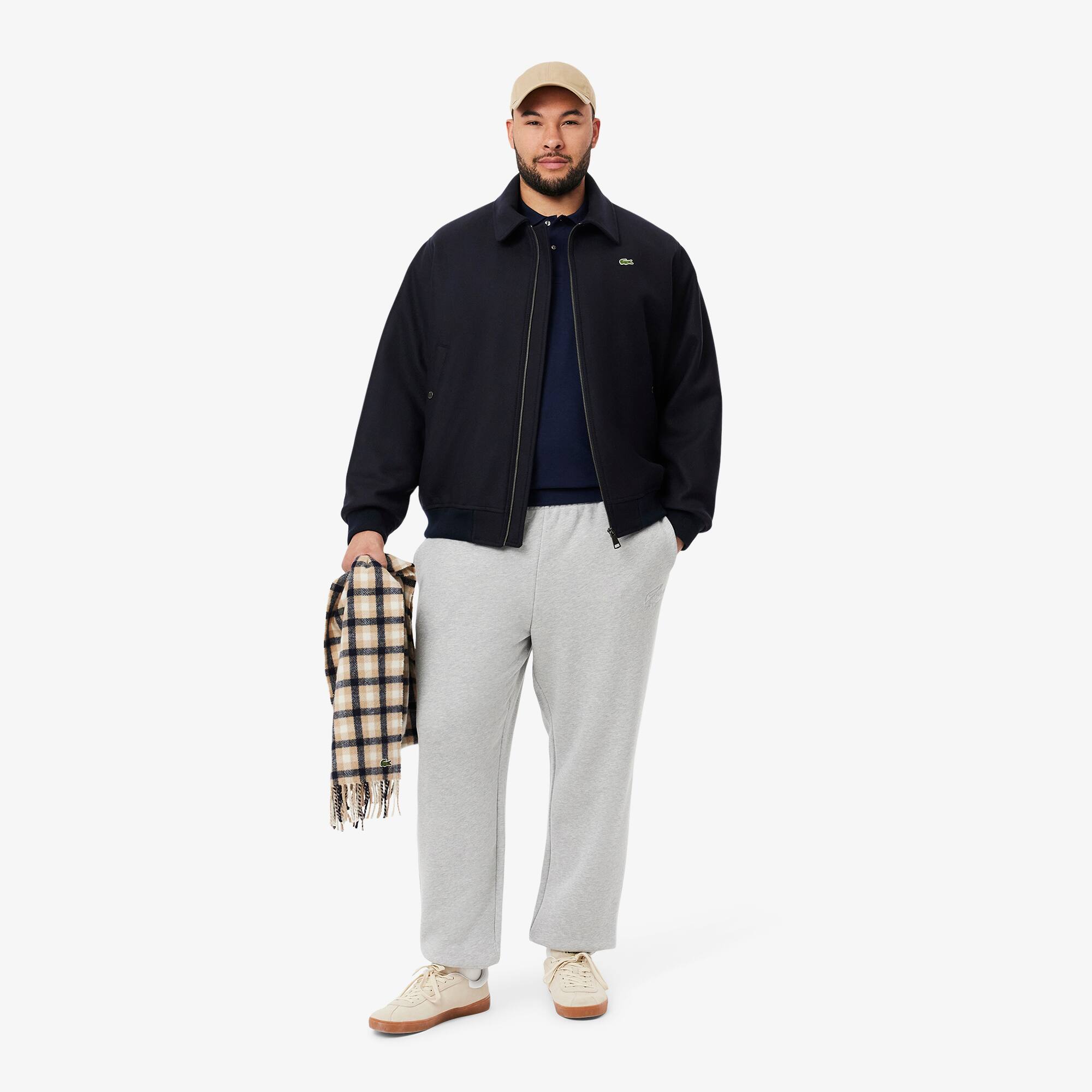 Zipped Padded Wool Aviator Jacket - Men's Jackets & Coats - New In