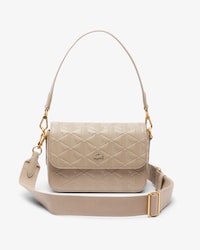 Maheki Embossed Leather Shoulder Bag
