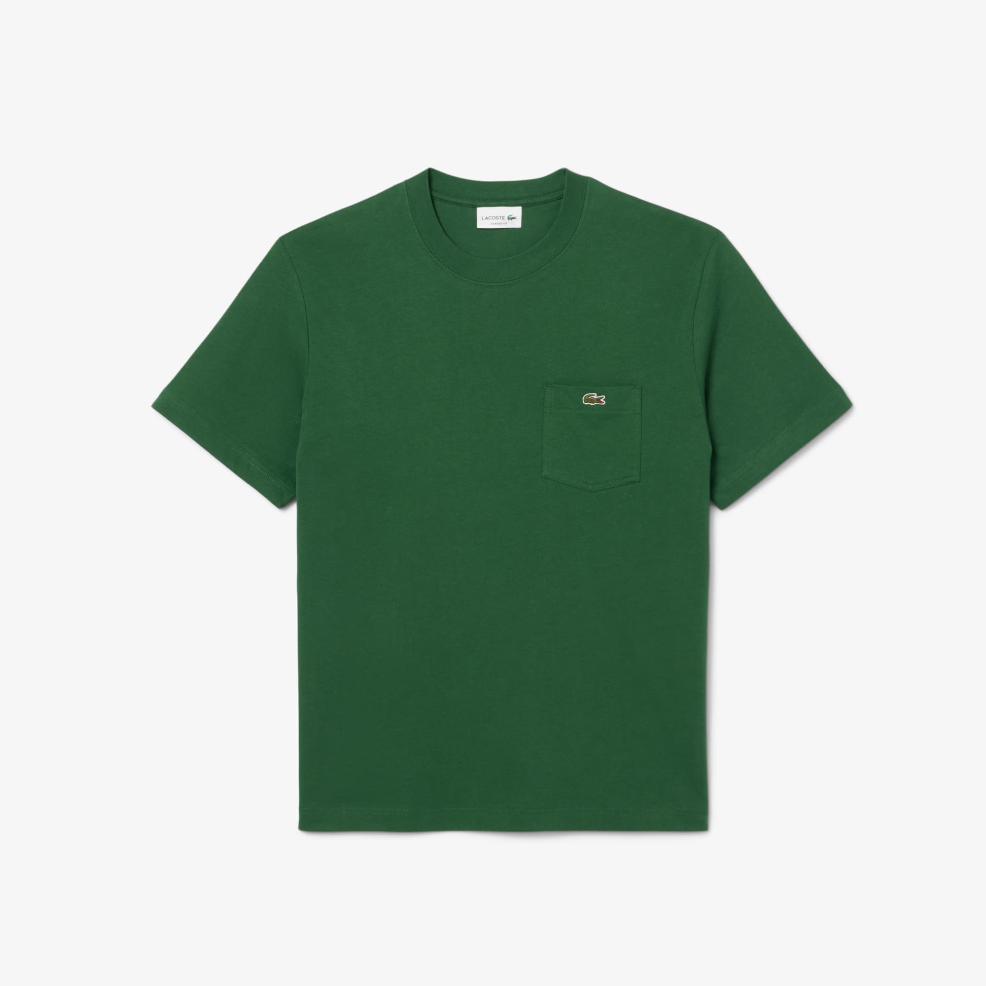 Lacoste| (Cotton T-shirt With Breast Pocket (TH2827-132 Cotton T-shirt with Breast Pocket - Men's t-shirts - New In