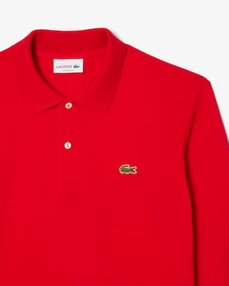 Classic Fit Long Sleeved L.12.12 Polo Shirt