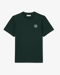 Regular Fit Badge Accent Cotton T-shirt