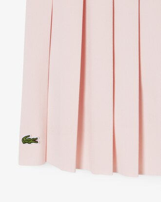 Oxford Cotton Pleated Skirt