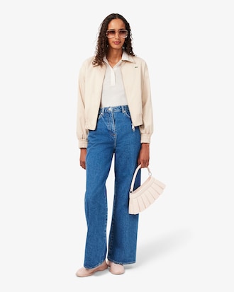Wide Fit High Waist Jeans