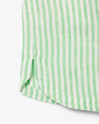 Loose Striped Linen Shorts