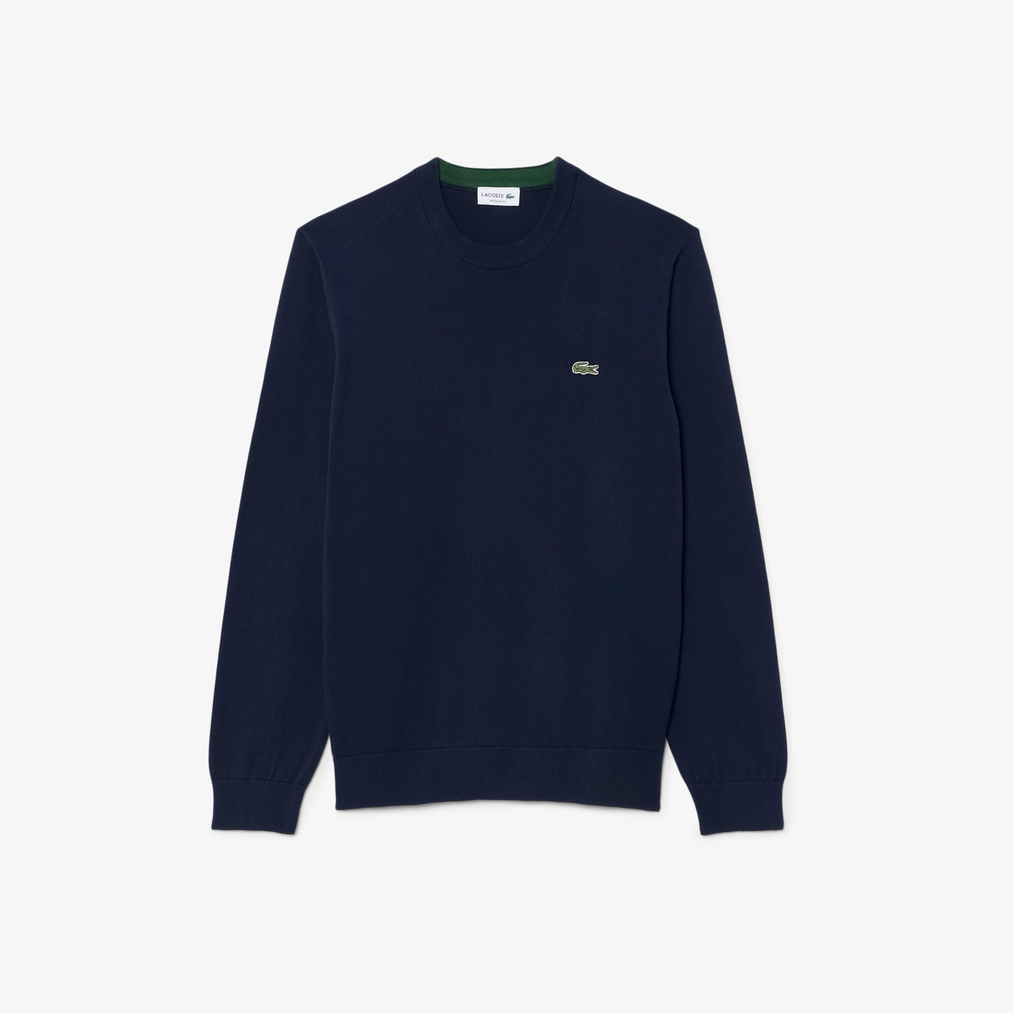 Monochrome Crew Neck Cotton Sweater - Men's Knitwear - New In 2026