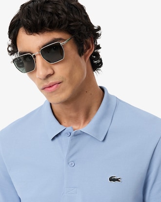 Regular Fit Cotton Blend Polo Shirt