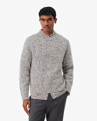 Mercerized Knit Wool Cardigan