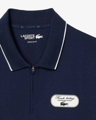 Ultra Dry Badge Accent Tennis Heritage Polo Shirt