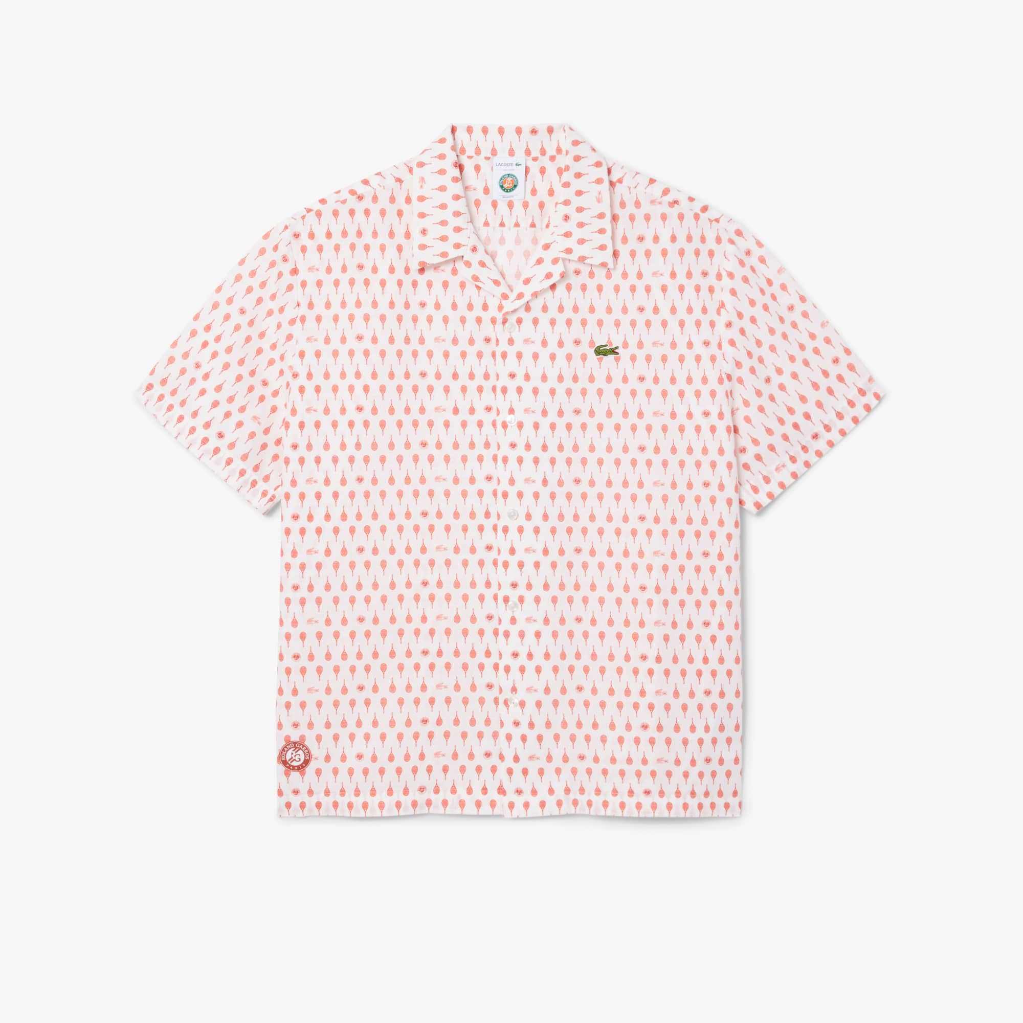 【新品】Roland garros official wear (L) Roland-Garros Edition Print Shirt - Men's Short Sleeves Shirts