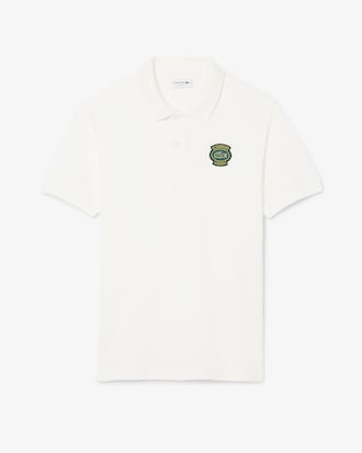 Classic Fit Petit Piqué Badge Polo Shirt