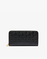 Maheki Zipped Embossed Leather Billfold