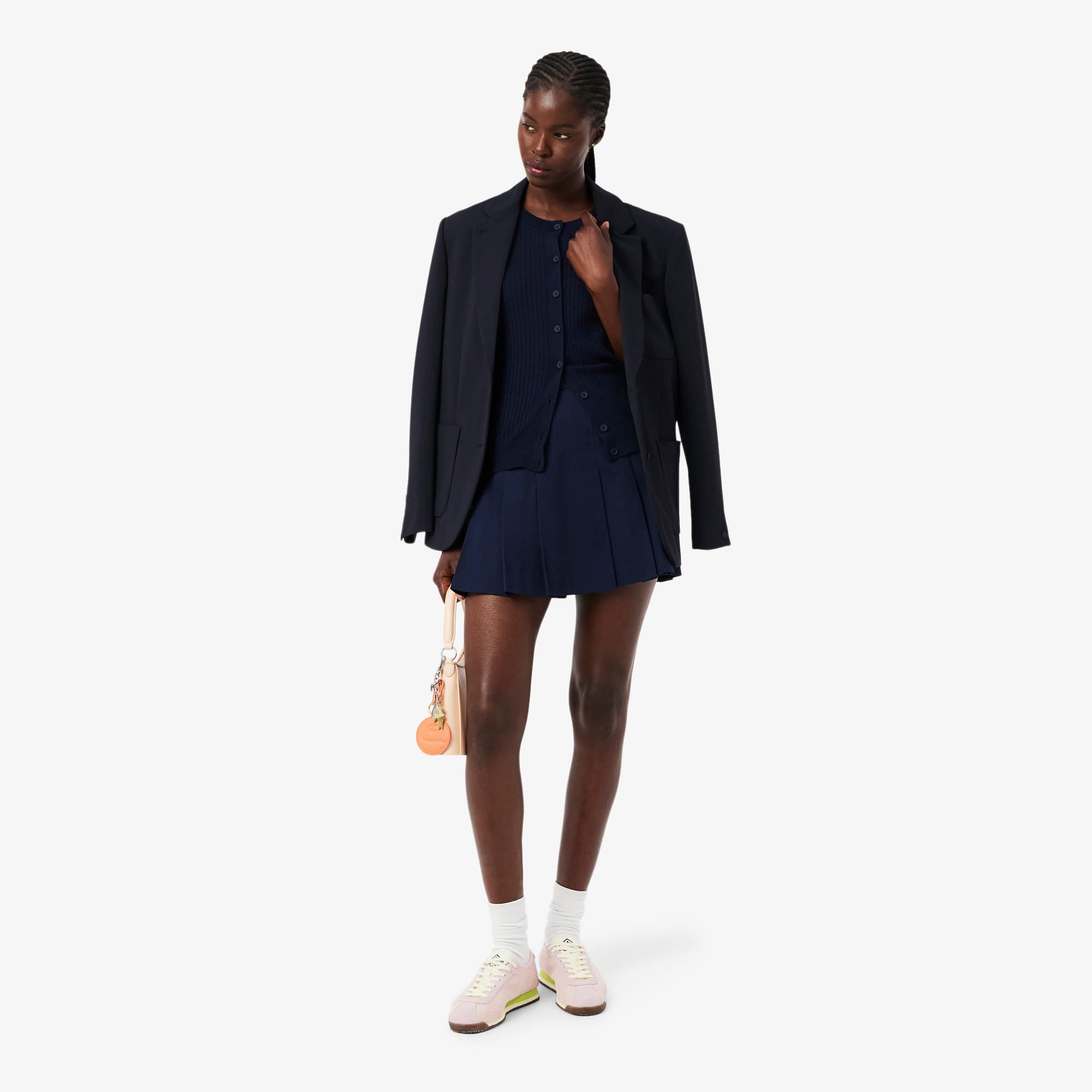 Rib Knit Merino Wool Cardigan - Women's Knitwear - New In 2026