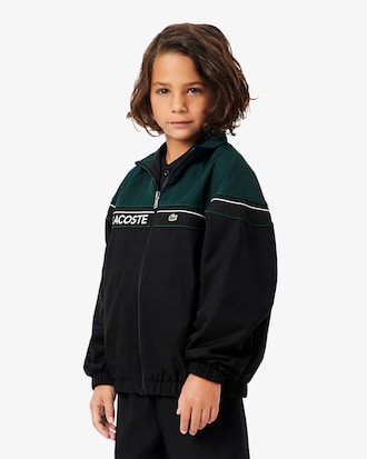 Diamond Taffeta Colour-Block Tracksuit