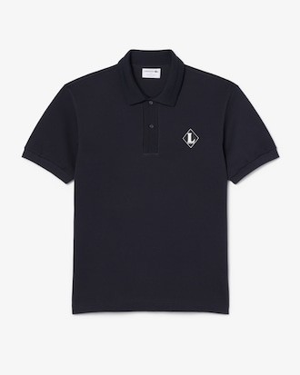 French Made Classic Fit Badge Polo Shirt