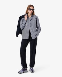Oversized Wool Blend Track Pants