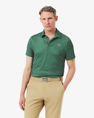 Regular Fit Printed Golf Polo Shirt
