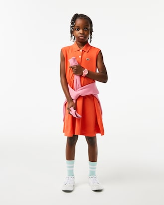 Kids’ Lacoste.12.12 Pink Silicone Strap Watch