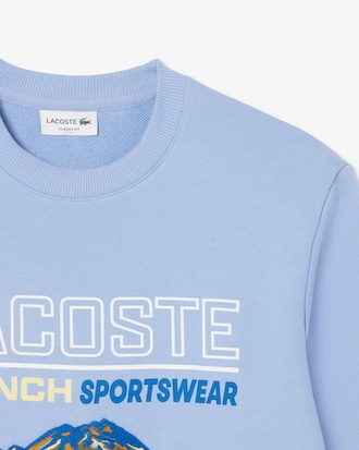 Embroidered Motif Fleece Sweatshirt