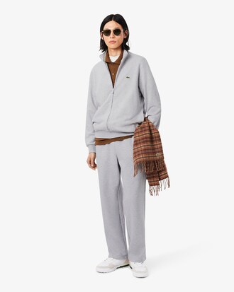 Zipped Cotton Fleece Sweatshirt