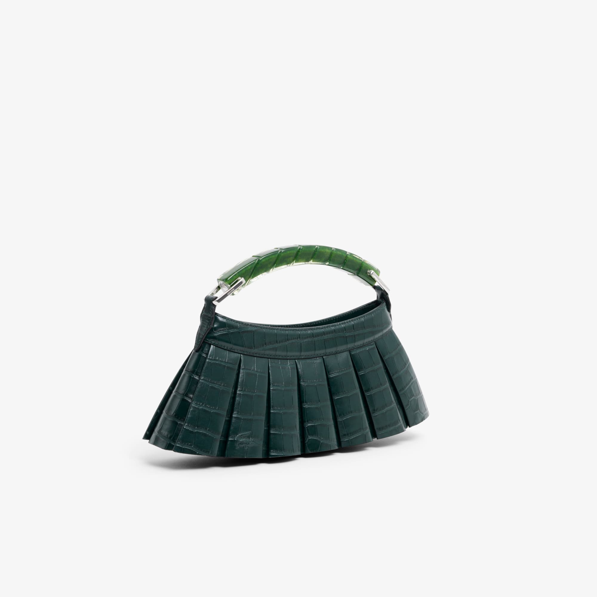 Runway H Lenglen Crocodile Effect Leather Bag - Men's Vertical