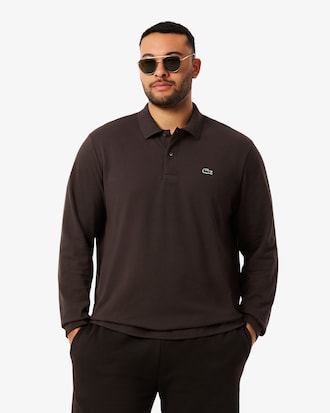 Classic Fit Long Sleeved L.12.12 Polo Shirt