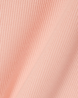 Slim Fit Ribbed Cotton T-shirt