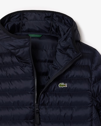 Water-Repellent Quilted Puffed Jacket