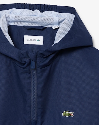 Unisex Hooded Diamond Taffeta Windbreaker